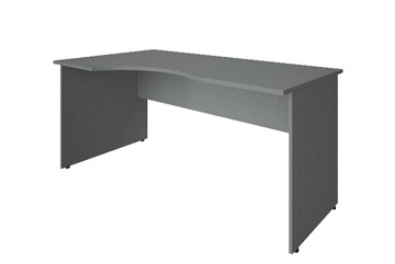 Письменный стол А.СА-1Л 1600х900х755 мм. Серый в Перми