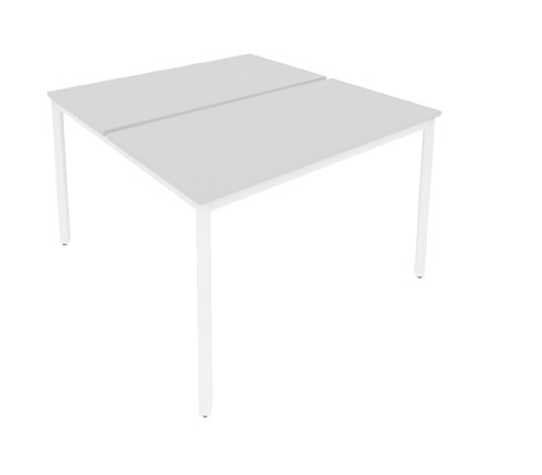 Офисный стол С.СП-4.2 Серый/Белый в Перми - изображение