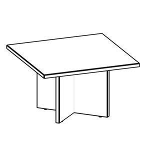 Конференц-стол ТСТ 1212 Z (1200x1200x750) в Кунгуре