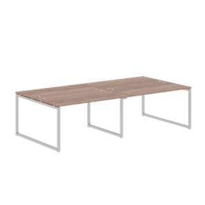 Переговорный стол XTEN-Q Дуб-сонома-серебро XQWST 2814 (2806х1406х750) в Кунгуре