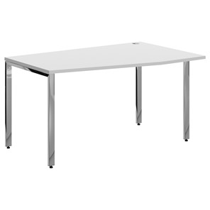 Письменный стол для персонала правый эргономичный XTEN GLOSS  Белый  XGCT 149.1  (R) (1400х900х750) в Перми