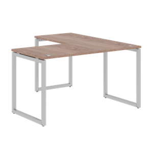 Письменный стол угловой левый XTEN-Q Дуб-сонома- серебро XQCT 1415 (L) (1400х1500х750) в Соликамске