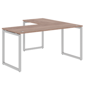 Письменный стол угловой левый XTEN-Q Дуб-сонома- серебро XQCT 1615 (L) (1600х1500х750) в Перми
