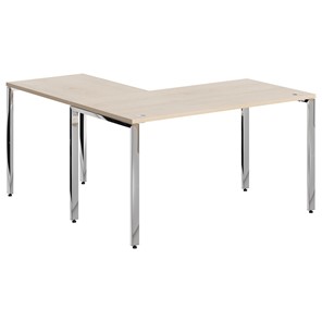 Письменный угловой  стол для персонала правый XTEN GLOSS  Бук Тиара  XGCT 1415.1 (R) (1400х1500х750) в Кунгуре