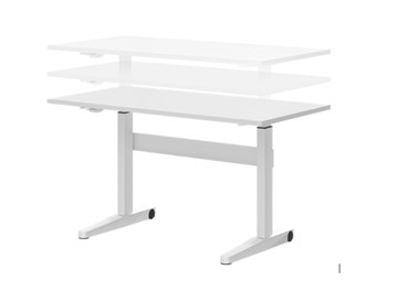Подъемный пневматический  стол XTEN-UP Белый XTWAB 127 (1160х700х735-1140) в Перми - предосмотр 2