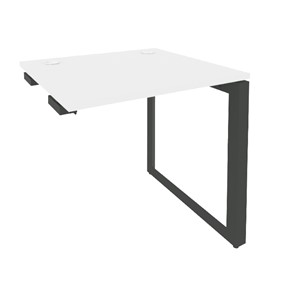 Приставной стол к тумбе O.MO-SPR-0.8 Антрацит/Белый бриллиант в Перми