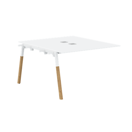 Переговорный стол FORTA Белый-Белый-Бук FIWST 1113 (1180х1346х733) в Перми - изображение