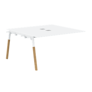 Переговорный стол FORTA Белый-Белый-Бук FIWST 1313 (1380х1346х733) в Кунгуре