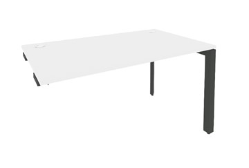 Приставной стол к тумбе O.MP-SPR-3.8 Антрацит/Белый бриллиант в Перми