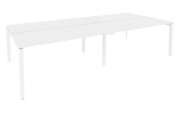 Письменный стол O.MP-D.RS-4.4.8 Белый/Белый бриллиант в Перми