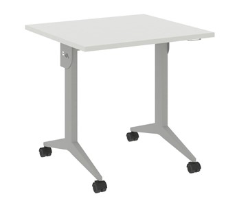 Складной стол X.M-0.7, Металл серый/Белый бриллиант в Перми
