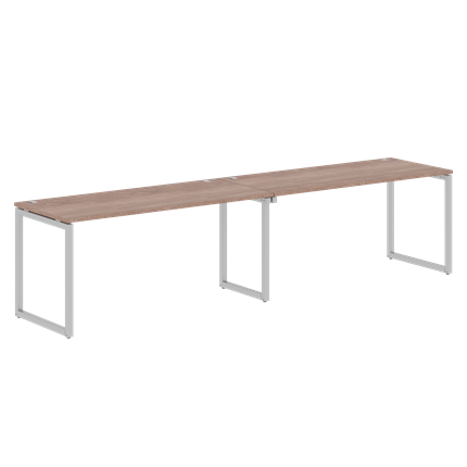 Конференц-стол  XTEN-Q Дуб-сонома-серебро XQWST 3270 (3206х700х750) в Перми - изображение
