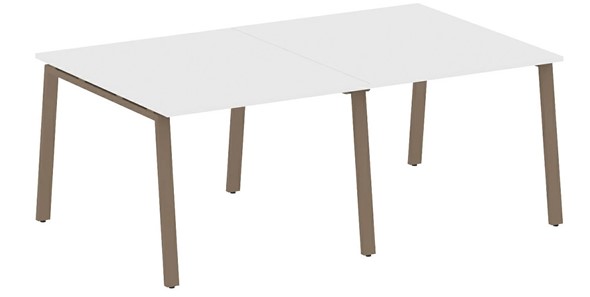 Конференц-стол для переговоров БА.ПРГ-2.1, Белый/Мокко в Перми - изображение