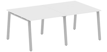 Стол для совещаний БА.ПРГ-2.2, Белый/Серый в Перми