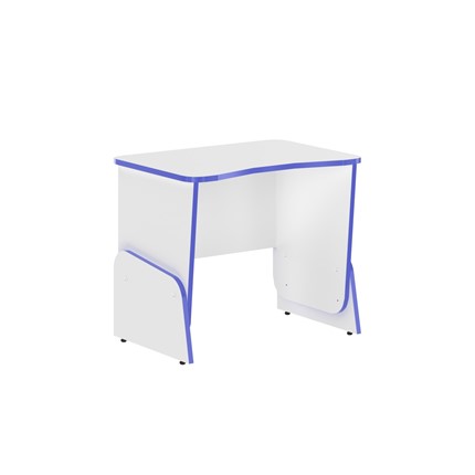 Компьютерный стол Skill STG 7050, Белый /Дельфт (Синий) в Перми - изображение