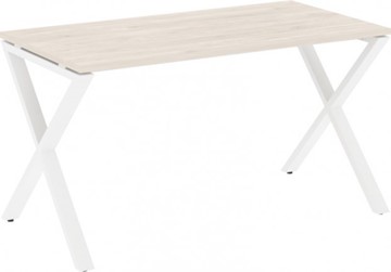 Письменный стол Loft VR.L-SRX-3.7, Денвер Светлый/Белый металл в Кунгуре