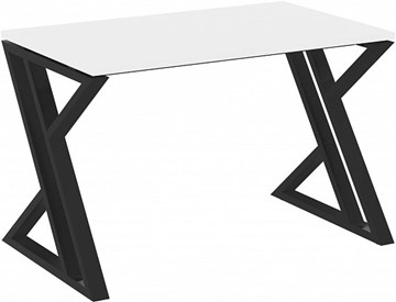 Письменный стол Loft VR.L-SRZ-1.7, Белый Бриллиант/Черный металл в Березниках