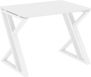 Письменный стол Loft VR.L-SRZ-2.7, Белый Бриллиант/Белый металл в Перми