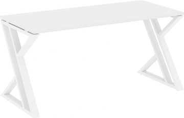 Стол на металлокаркасе Loft VR.L-SRZ-4.7, Белый Бриллиант/Белый металл в Березниках