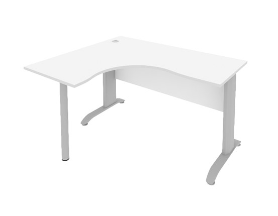 Письменный стол ПЛ.СА-3 Л 1400х1200х755 Белый в Перми - изображение