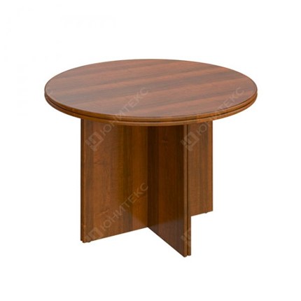 Переговорный стол Мастер, темный орех (113х113х75) МТ 189 в Перми - изображение