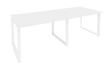 Стол для переговоров O.MO-PRG-2.2 Белый/Белый бриллиант в Перми
