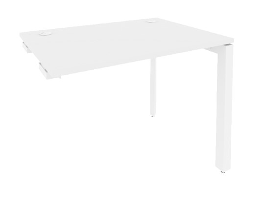 Стол приставной O.MP-SPR-1.7 Белый/Белый бриллиант в Перми - изображение