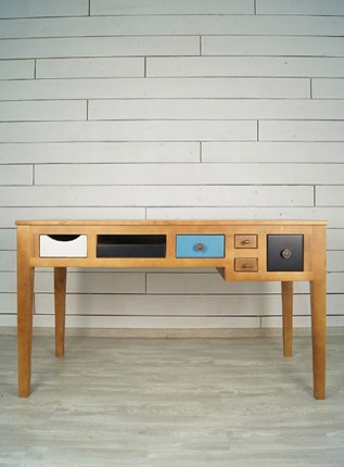 Стол письменный Aquarelle Birch с 6 ящиками (RE-12ETG/4) в Соликамске - изображение