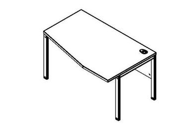 Эргономичный стол XMCT 149R, правый, 1400х900х750 в Соликамске