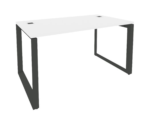 Стол на металлокаркасе O.MO-SRR-3.8, Антрацит/Белый в Кунгуре - изображение