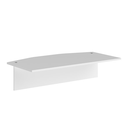 Приставка к столу полукрулая XTEN Белый  XET 169-1 (1600х867х25) в Перми - изображение