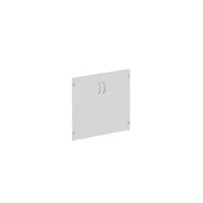Двери стеклянные низкие прозрачные Комфорт 40x0.4x76 (2шт.) К 622 в Перми