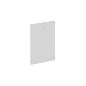 Двери стеклянные средние прозрачные Комфорт 40x0.4x116 (2шт.) К 604 в Перми