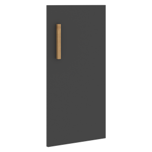 Дверь для шкафа низкая правая FORTA Черный Графит FLD 40-1(R) (396х18х766) в Перми