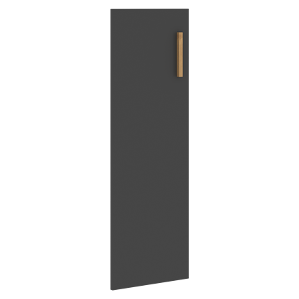 Средняя дверь для шкафа левая FORTA Черный Графит FMD40-1(L) (396х18х1164) в Перми - изображение