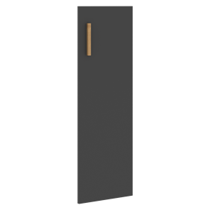 Дверь для шкафа средняя правая FORTA Черный Графит FMD40-1(R) (396х18х1164) в Перми