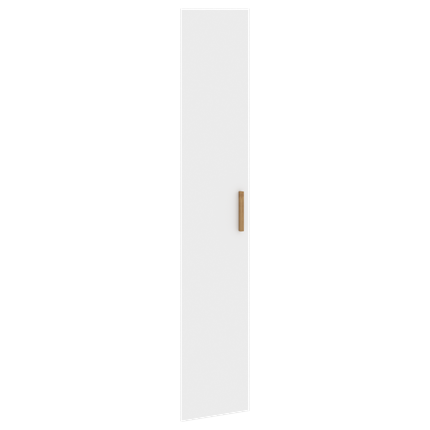Высокая дверь для шкафа универсальная FORTA Белый FHD 40-1 (396х18х1932) в Перми - изображение