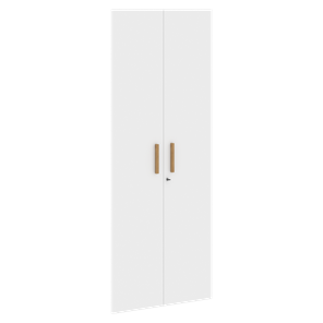 Двери для шкафов высокие с замком FORTA Белый FHD 40-2(Z)  (794х18х1932) в Соликамске