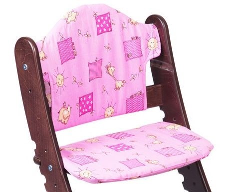 Комплект Подушек для растущего стула М1, розовый в Перми - изображение