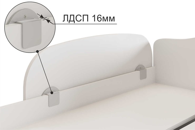 Ограничитель для кровати Белый (XYZ-123.0133) в Перми - изображение 2