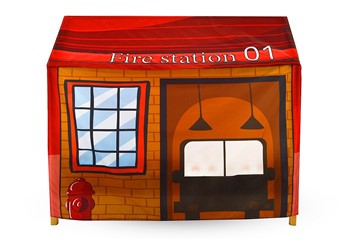 Игровая накидка для кровати-домика Svogen «Пожарная станция» в Перми - предосмотр
