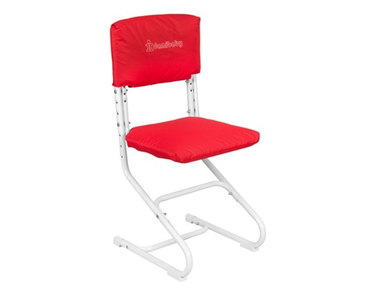 Комплект чехлов на сиденье и спинку стула СУТ.01.040-01 Красный, ткань Оксфорд в Перми - изображение