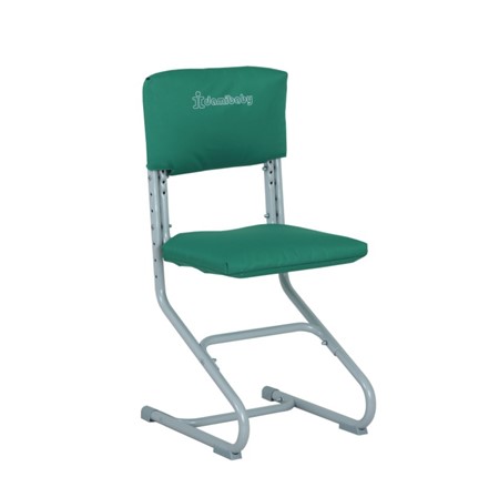 Комплект чехлов на сиденье и спинку стула СУТ.01.040-01 Зеленый, ткань Оксфорд в Перми - изображение