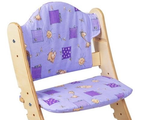 Комплект Подушек для растущего стула М1, фиолетовый в Перми - изображение