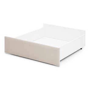 Ящик для детской кровати Litn мягкий для кроватей 160х80 ванильный (велюр) в Перми - предосмотр