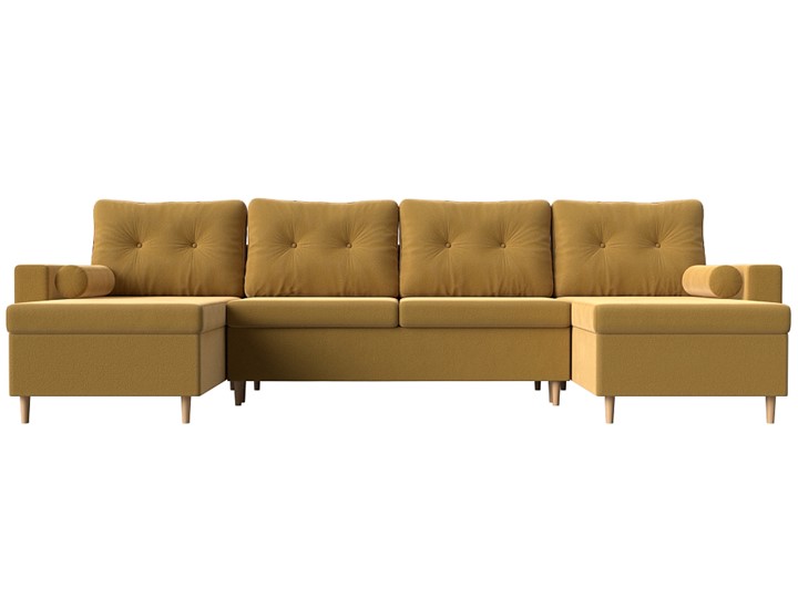 П-образный диван Белфаст, Желтый (Микровельвет) в Кунгуре - изображение 5