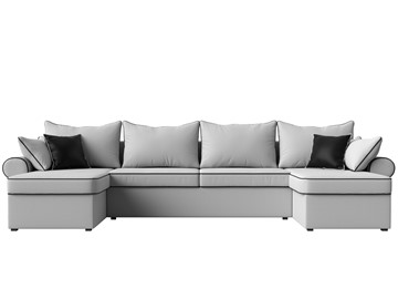 Большой П-образный диван Элис, Белый (экокожа) в Перми - предосмотр 3