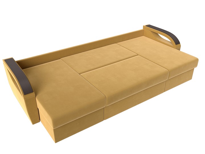 Большой П-образный диван Форсайт, Желтый (Микровельвет) в Кунгуре - изображение 1