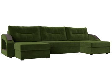 П-образный диван Канзас, Зеленый (микровельвет) в Перми