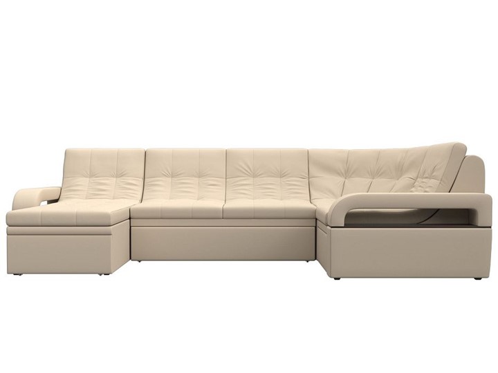П-образный диван Лига-035, Бежевый (Экокожа) в Перми - изображение 3
